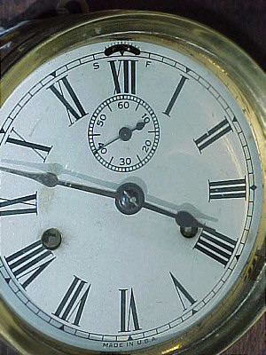 SOLD   Seth Thomas Ship's Clock