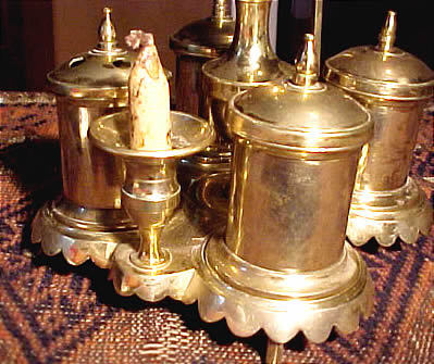 Metalware<br>Archives<br>Brass Standish or Inkstand
