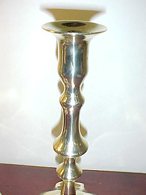 Pair of Queen Anne Candlesticks