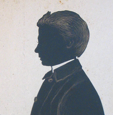 Silhouette of a Young Man