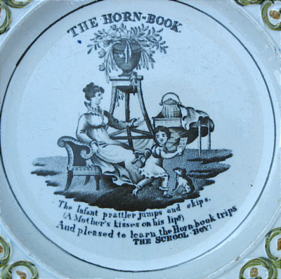 SOLD   Horn Book Child's Plate