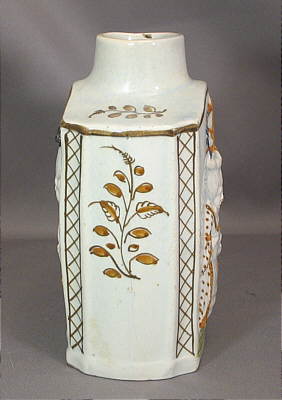 SOLD   Prattware Tea Canister