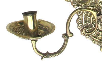 Pair of Brass Sconces