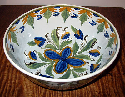 SOLD An Exciting Pearlware Bowl