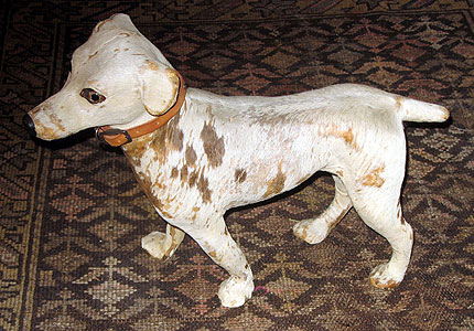 SOLD  A Wonderful Victorian Dog Toy