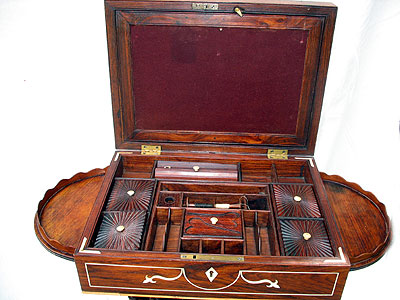 Furniture<br>Furniture Archives<br>SOLD  An Exquisite Anglo-Indian Ladies Work Table