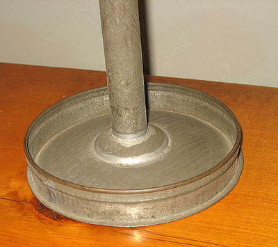 Metalware<br>Archives<br>SOLD  Tin Betty Lamp Stand