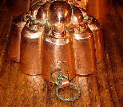 Metalware<br>Archives<br>SOLD  Detailed Copper Lobster Mold