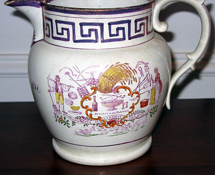 SOLD  1828 Lustre Pitcher