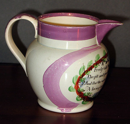 Lover's Sunderland Jug