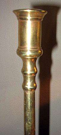 Pair of Victorian Brass Candlesticks