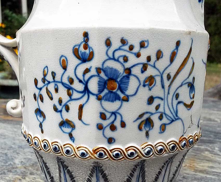 Ceramics<br>Ceramics Archives<br>Prattware jug with floral decoration