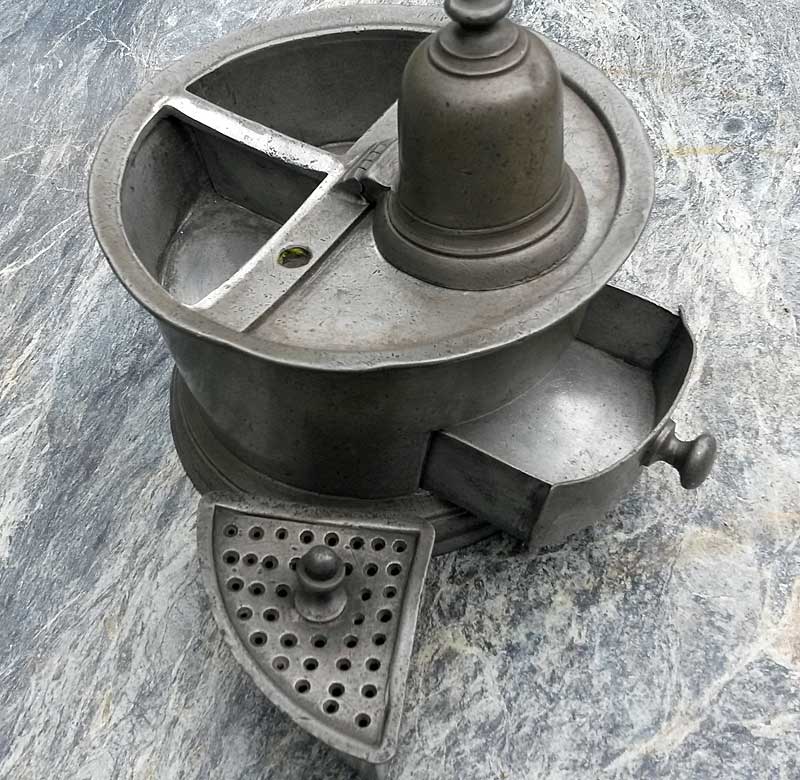 Metalware<br>Archives<br>SOLD  Pewter Inkwell