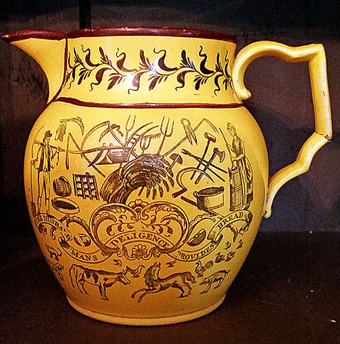 Ceramics<br>Ceramics Archives<br>Farmer's Arms Canary Jug SOLD