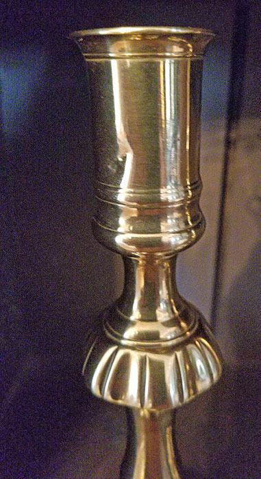 Metalware<br>Candlesticks<br>Pair of Queen Anne Candlesticks