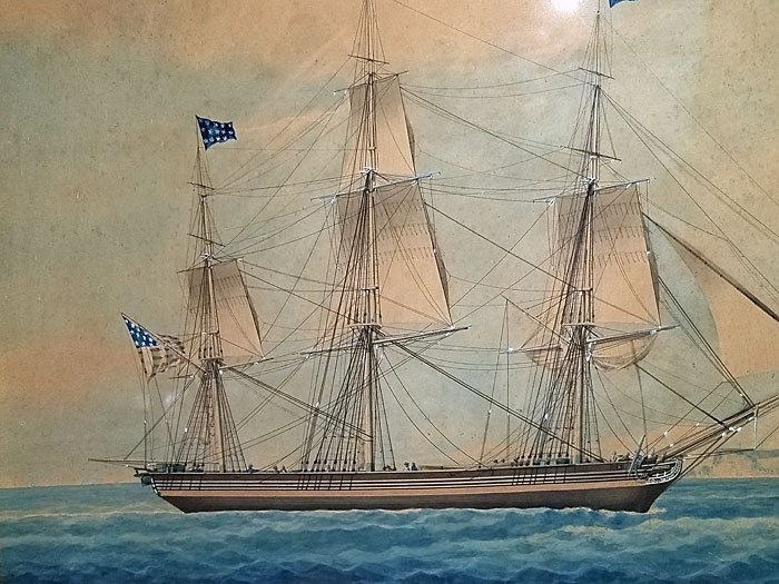 Paintings<br>Archives<br>AMERICAN â€œSHIP WOODBURY