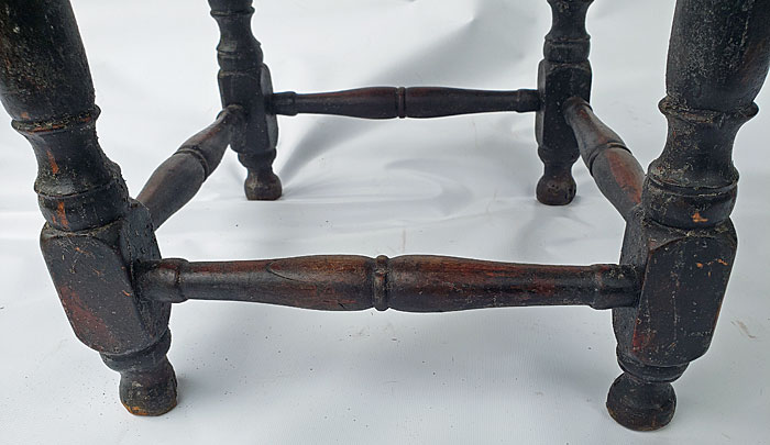 A distinctive early 18th century New England tavern table