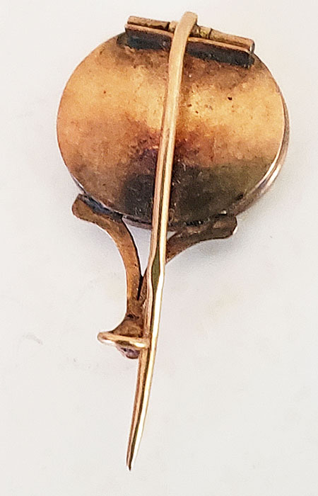 Jewelry<br>MicroMosaic Pin with King Charles Spaniel