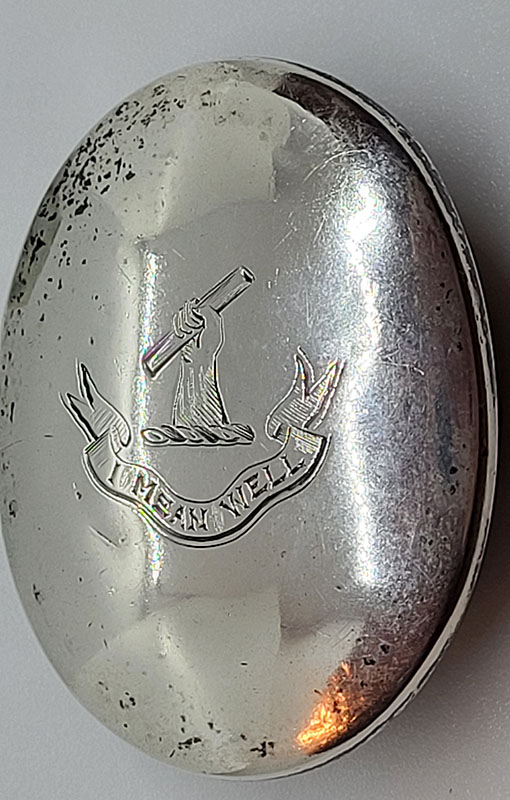 Ceramics<br>Ceramics Archives<br>Prattware Tea Canister with Silver Cover