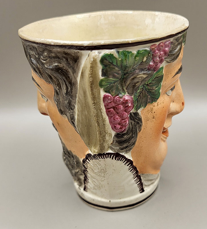 Ceramics<br>19th Century<br>Pearlware Satyr Mug