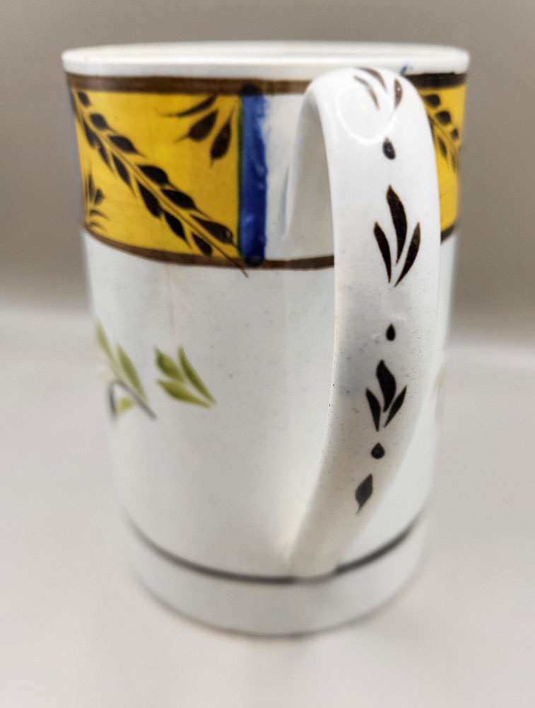 Just In<br>Pearlware Mug in Underglaze Colors