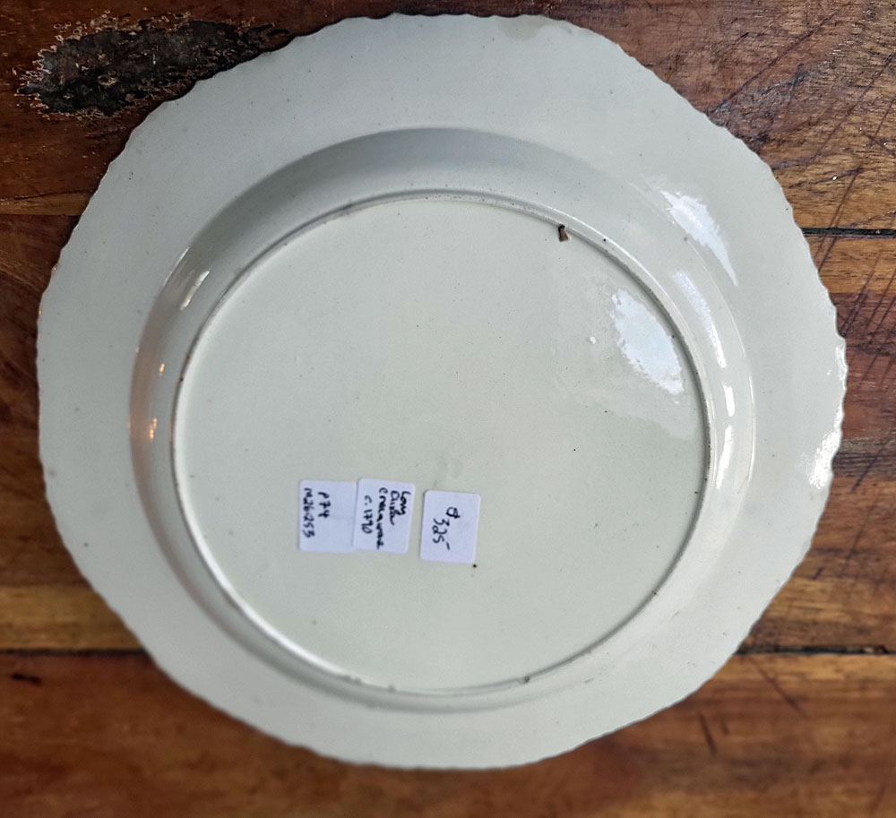 Just In<br>Creamware Long Eliza Plate
