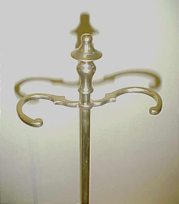 Metalware<br>Archives<br>Unusual Brass Firetool Holder