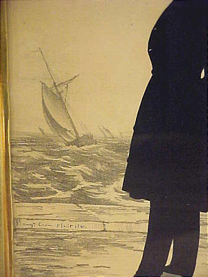 SOLD   Edouart silhouette of Asa Howard of Boston