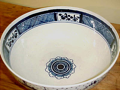 Ceramics<br>Ceramics Archives<br>SOLD   Chinese House Decorated Pearlware Bowl