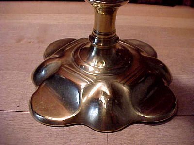 SOLD  Queen Anne Candlestick