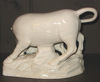 SOLD   CREAMWARE BULL-BAITING GROUP