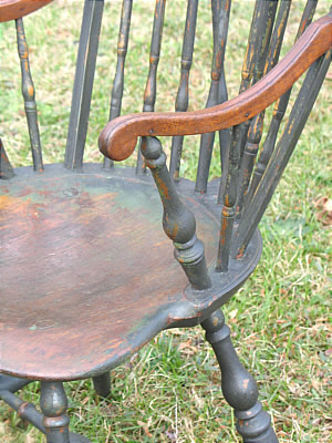 Furniture<br>Furniture Archives<br>SOLD  Rhode Island Brace-Back Windsor Chair