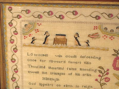 Accessories<br>Accessories Archives<br>SOLD   English Sampler by Mary Vowles 1794