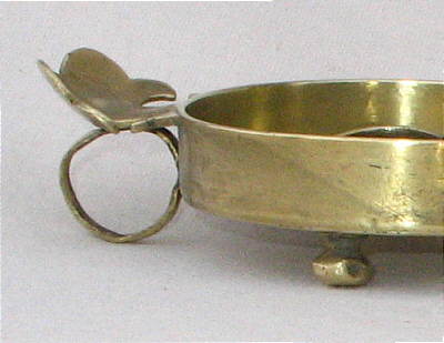 A Rare Snuffer Tray with Snuffer (or wick cutter)