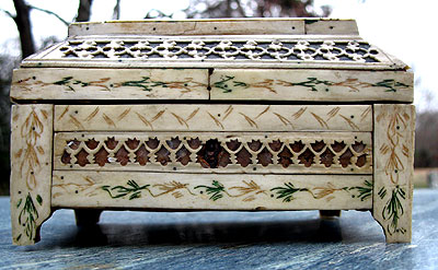 SOLD A Small-Sized Russian Ivory Box