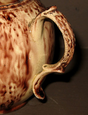 SOLD   A Whieldon or Tortoiseshell Teapot