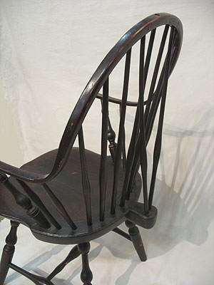 Furniture<br>Furniture Archives<br>SOLD  A Braced Back Continuous Arm Windsor