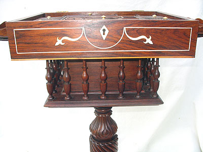 SOLD  An Exquisite Anglo-Indian Ladies Work Table