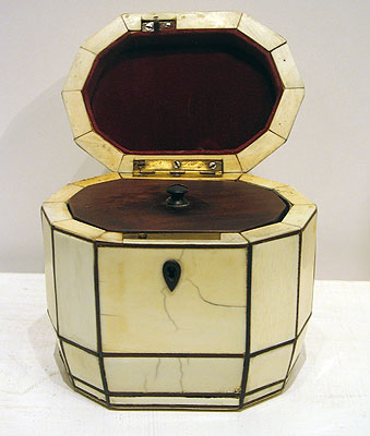 SOLD An Ivory Georgian Tea Caddy