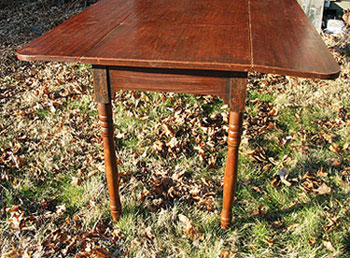 Furniture<br>Furniture Archives<br>SOLD  A Paint Decorated Harvest Table