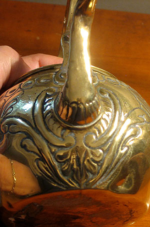 SOLD  Little Brass Kettle