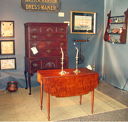 Our Booth at the York Antiques Show