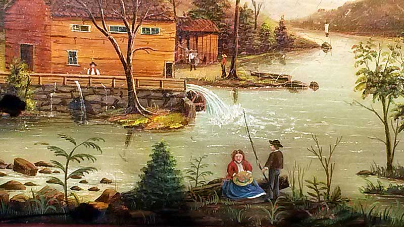 Paintings<br>Archives<br>mill stream