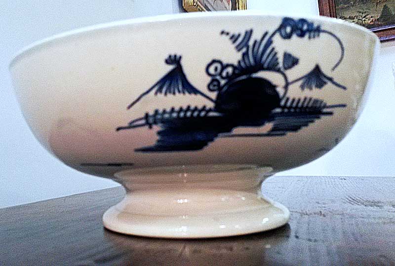 Ceramics<br>Ceramics Archives<br>Dated Pearlware Footed Bowl