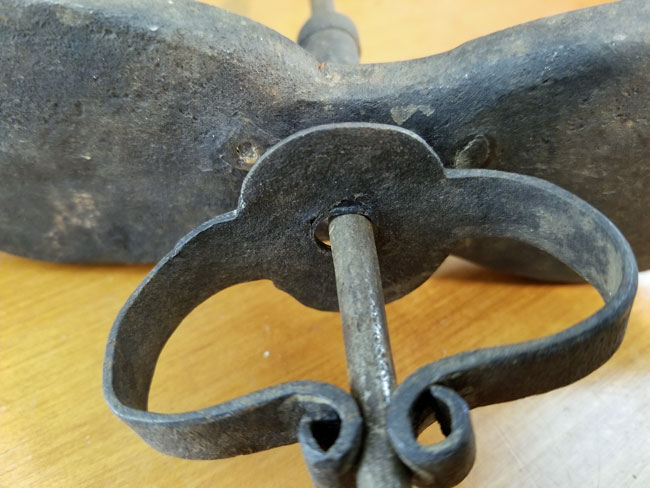 Metalware<br>Lighting<br>Antique Iron Fat or Grease Lamp