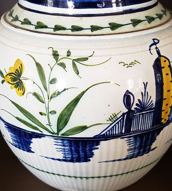 Ceramics<br>18th Century<br>Polychrome pearlware jug