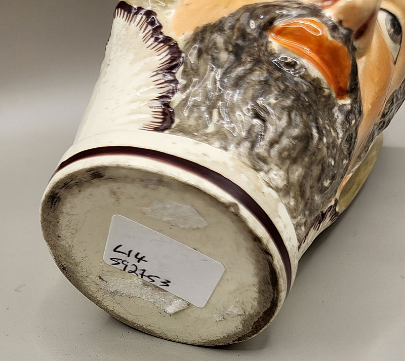 Ceramics<br>19th Century<br>Pearlware Satyr Mug