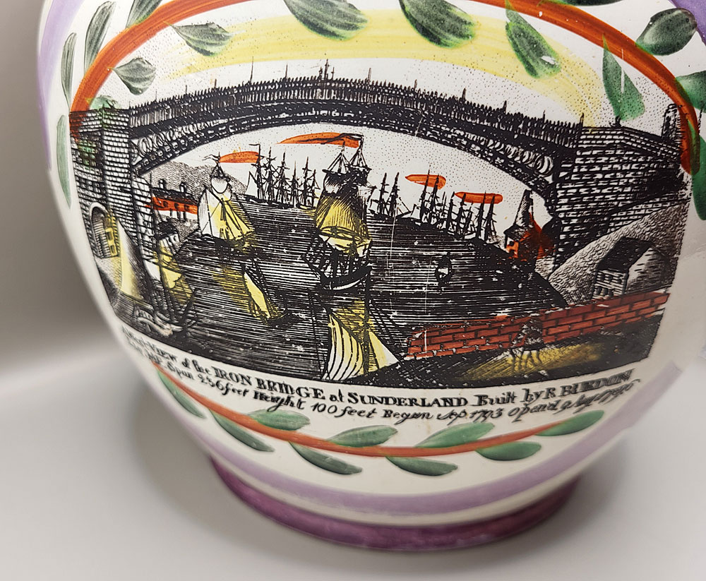 Just In<br>Lustre Jug with Great Transfers!