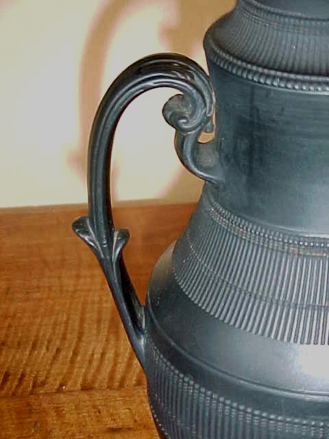 SOLD    Black Basalt Coffee Pot