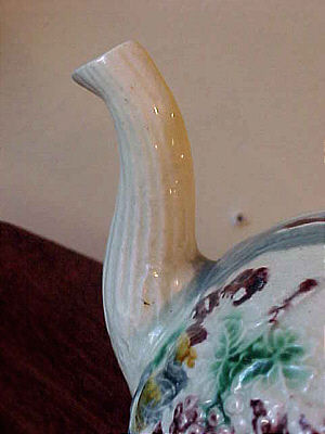 SOLD   Early Creamware Teapot